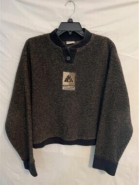 Vintage Jarray Sportswear Sherpa Fleece Estes Park Colorado Pullover Size Small
